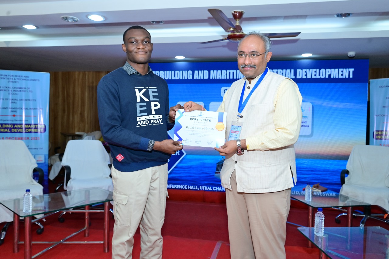 Receiving award for 2nd prize in CODEC-2024